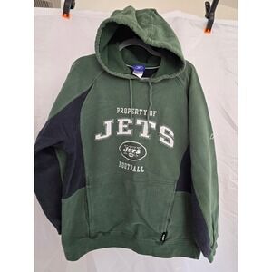 Reebok New York‎ Jets NFL Football Property of Jets Hoodie Green M